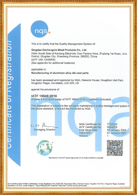 Certificate Of Honor